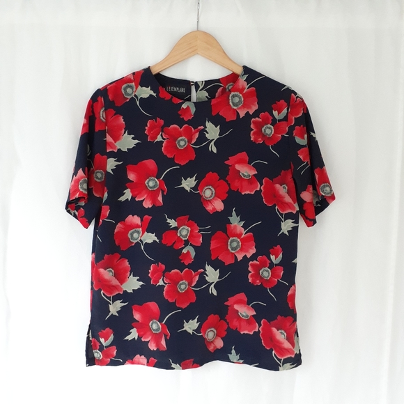 Vintage floral blouse - Picture 4 of 7